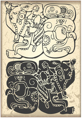 Ornament in style of the Maya