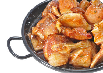Tapa de oreja de cerdo.