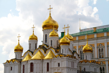 Fototapeta na wymiar The Cathedral of the Annunciation in Kremlin, Moscow, Russia