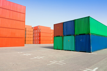 Fototapeta premium Cargo containers