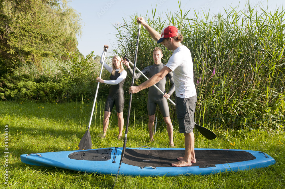 Sticker Einweisung Stand Up Paddling