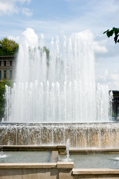 Fountain at Milan castle