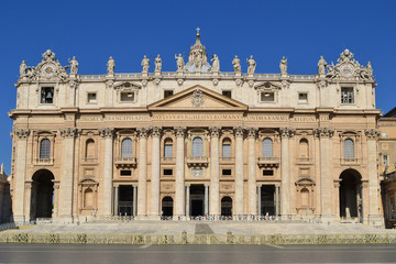 Fototapeta na wymiar Basilica Saint Pietro in Vatican,Rome