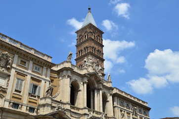 Fototapeta na wymiar Kościół Santa Maria Maggiore w Rzymie