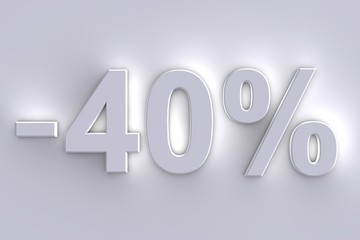 -40 %