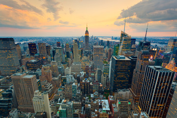 New York Empire state building Times square