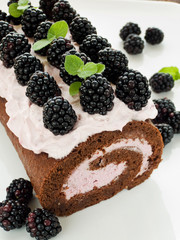 Berry roulade
