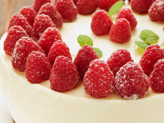 Raspberry cheesecake