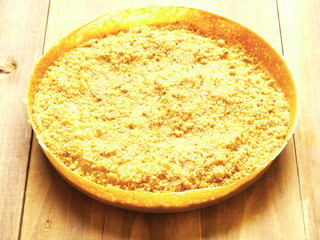 close up of traditional asian peanut pancake