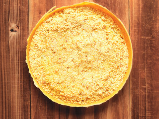 close up of traditional asian peanut pancake