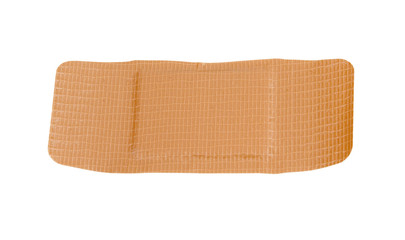 large waterproof bandage on a white background