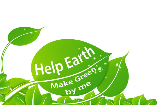 Help earth by green