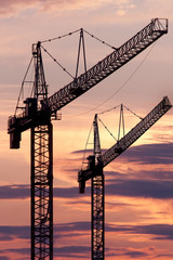 Construction cranes