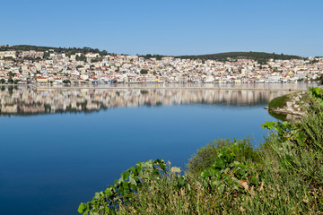 Fototapeta na wymiar Miasto Argostoli na wyspie Kefalonia w Grecji