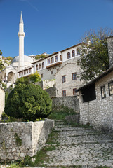 Fototapeta na wymiar Pocitelj wioska w pobliżu Mostaru i Bośni