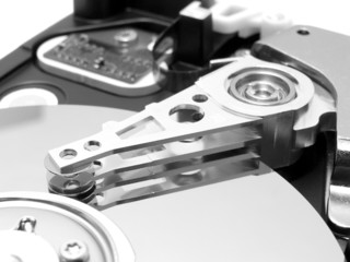 Detail of hard drive