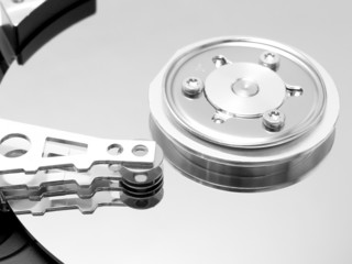 Detail of hard drive