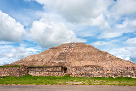 Teotihuacan Pyramid Of The Sun.