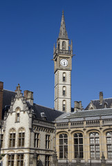 Fototapeta na wymiar Ghent Clocktower