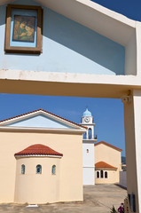 Fototapeta na wymiar Monastery of 'Sision' at Kefalonia island in Greece