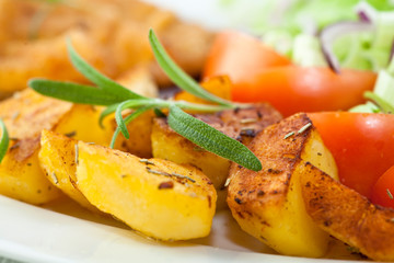 Baked potatoes