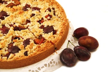 Pflaumenkuchen mit Pflaumen