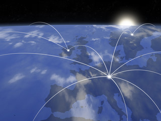 Karte Europa © beugdesign