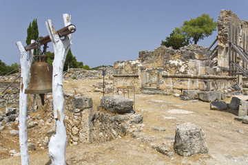 Saint 'Fanentes' monastery at Kefalonia island in Greece