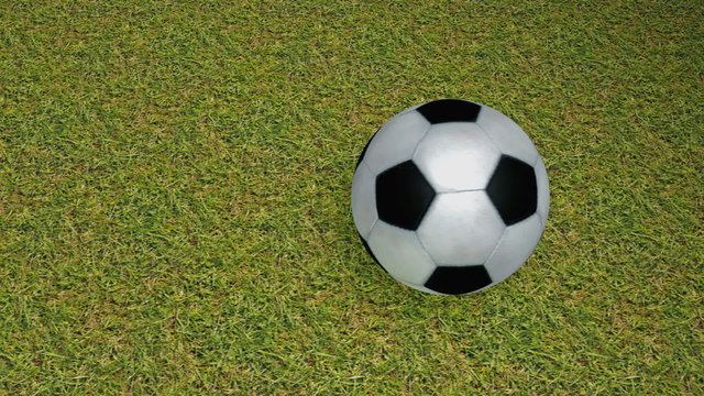 3D Rolling Soccer Ball 2 loop