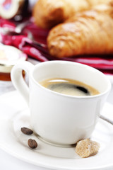 coffee and croissants