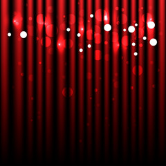 Sparkling Red Background - Curtain