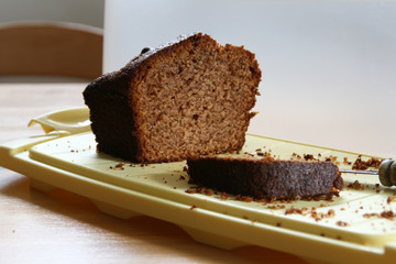 Schokokuchen angeschnitten