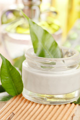 botte of organic cream