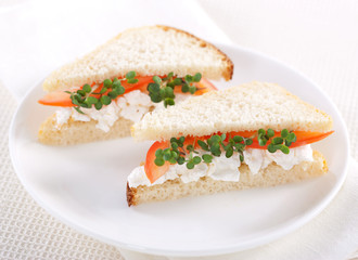 Vegetarian sandwiches