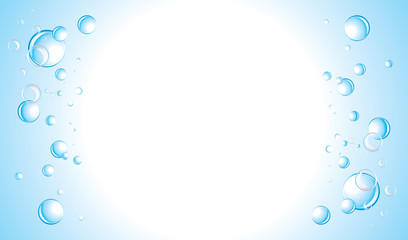 Drops background. Banner