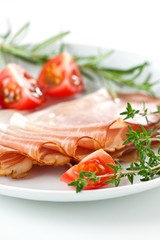 German smoked ham