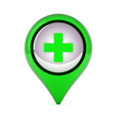 Obraz premium picture a beautiful, green, glossy icons on white background