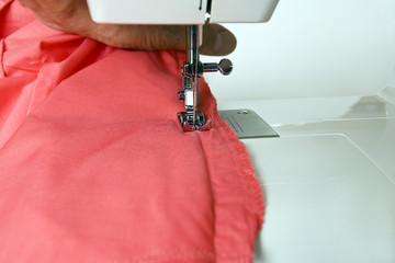 Close up of sewing