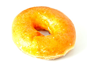 A donut on white background