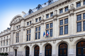 Fototapeta na wymiar France. Paris. University Sorbonne building