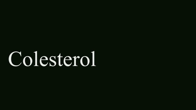Colesterol