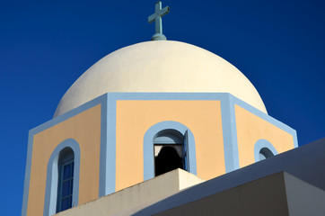 Katholische Kathedrale in Fira - Santorin - Griechenland