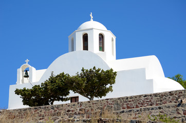 Kapelle in Imerovigli - Santorin - Griechenland