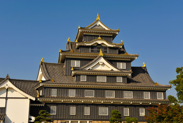 Obraz premium okayama castle in japan