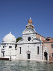 Fototapeta na wymiar Kościół na Cemtery w Wenecji