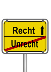 Schild Recht