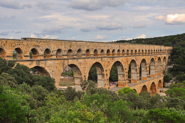 Fototapeta premium Pont Du Gard Provence Südfrankreich