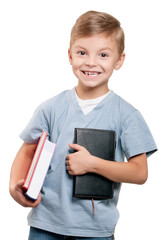 Boy with book