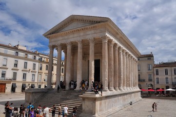 Obraz premium Maison Carrée Nimes Frankreich