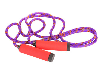 skipping rope isolated on white